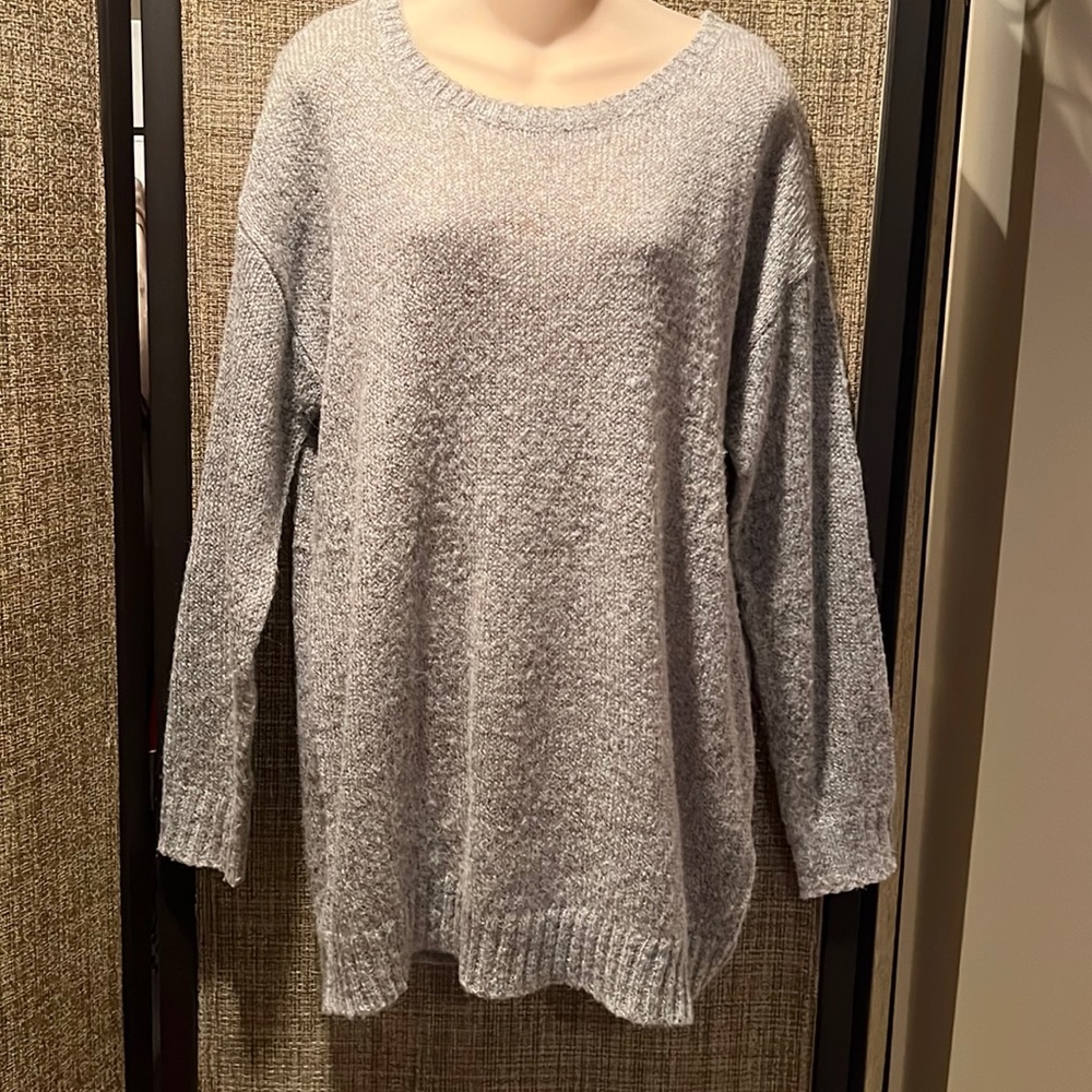 Ladies oversized sweater tunic